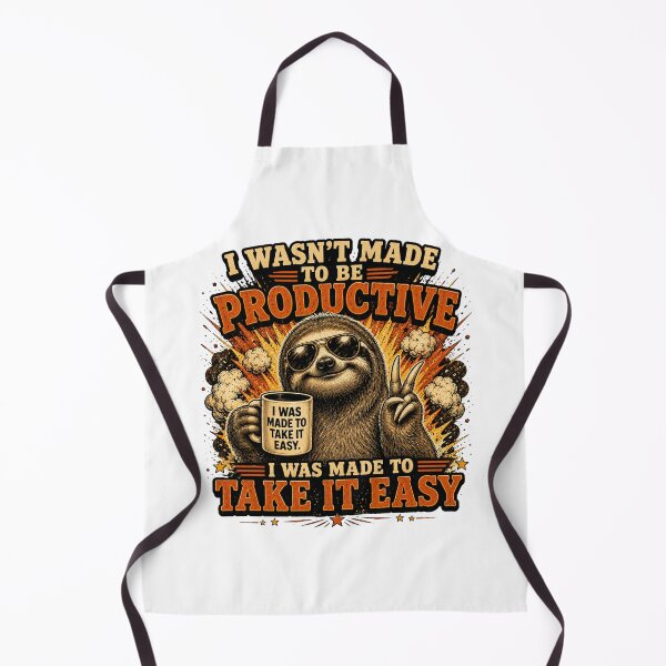 Item preview, I Was Made To Take It Easy Funny Sloth Vintage Retro T-Shirt Design designed and sold by Cavalier-org.
