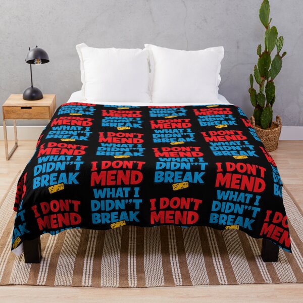 Item preview, I Don't Mend What I Didn't Break Funny Boundaries Quote designed and sold by TeeTimeTreasure.