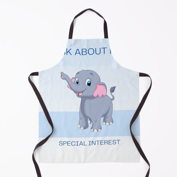 Item preview, Ask About My Special Interest Cute Elephant Graphic designed and sold by Shadrach Roo.