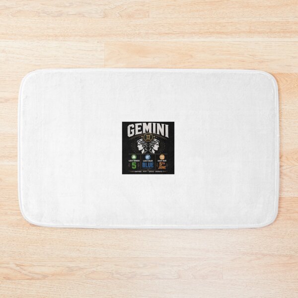 Item preview, Gemini Zodiac Sign Traits and Lucky Attributes Graphic Art designed and sold by PrintableArt123.