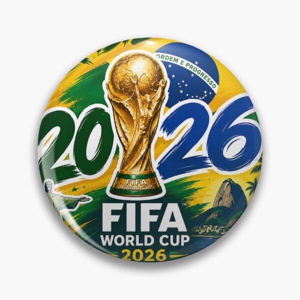 Item preview, Brazil Road to the Sixth Star – World Cup 2026 Sticker designed and sold by ricksd.