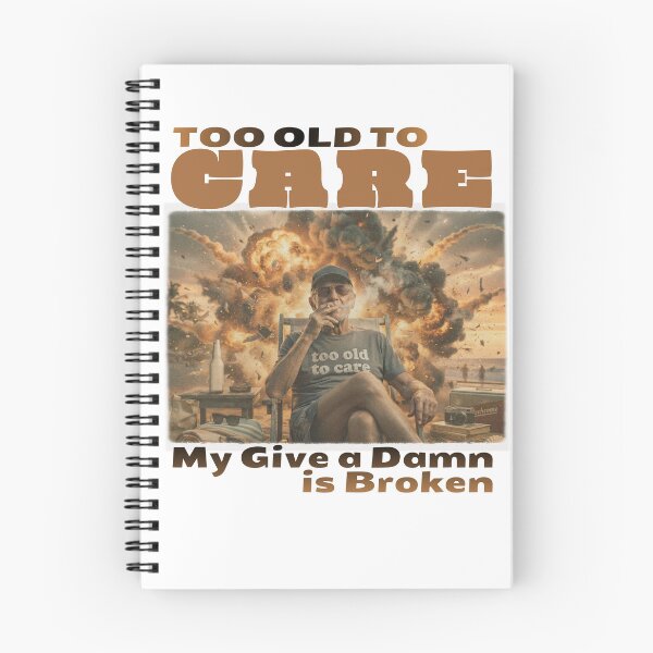 Item preview, Too Old to Care Club My Give A Damn is Broken Classic T-Shirt designed and sold by BlueprintBold.