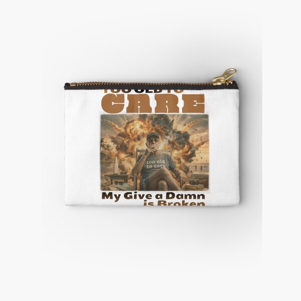 Item preview, Too Old to Care Club My Give A Damn is Broken Classic T-Shirt designed and sold by BlueprintBold.