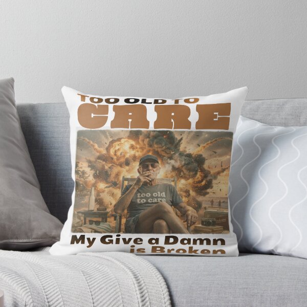 Item preview, Too Old to Care Club My Give A Damn is Broken Classic T-Shirt designed and sold by BlueprintBold.