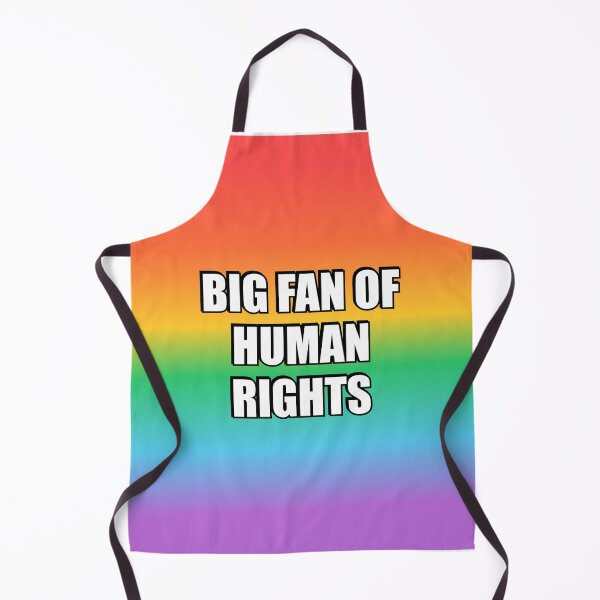 Item preview, LGBT Pride Rainbow - Big Fan of Human Rights designed and sold by Inspirationmotivation.
