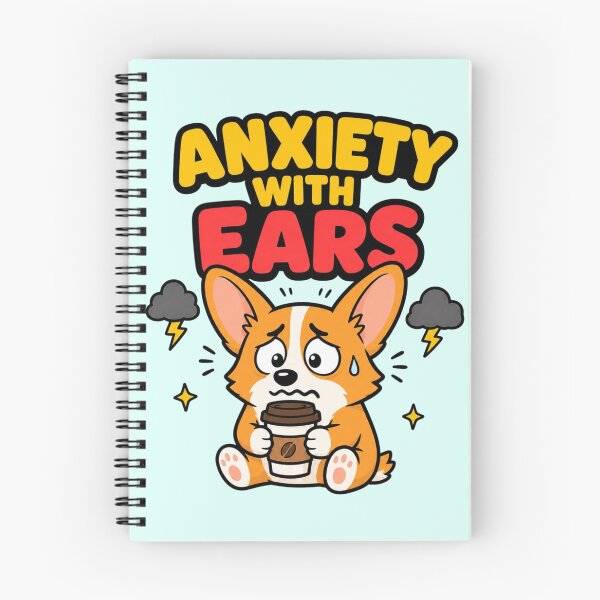 Item preview, Anxious Corgi Coffee Panic Gift designed and sold by Gentlestate.