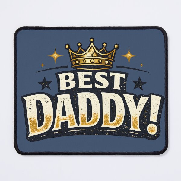 Item preview, Best Daddy! Vintage Crown Typography – Father's Day Design designed and sold by blankTeeShirt.
