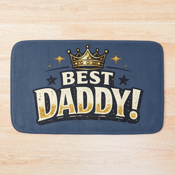 Item preview, Best Daddy! Vintage Crown Typography – Father's Day Design designed and sold by blankTeeShirt.