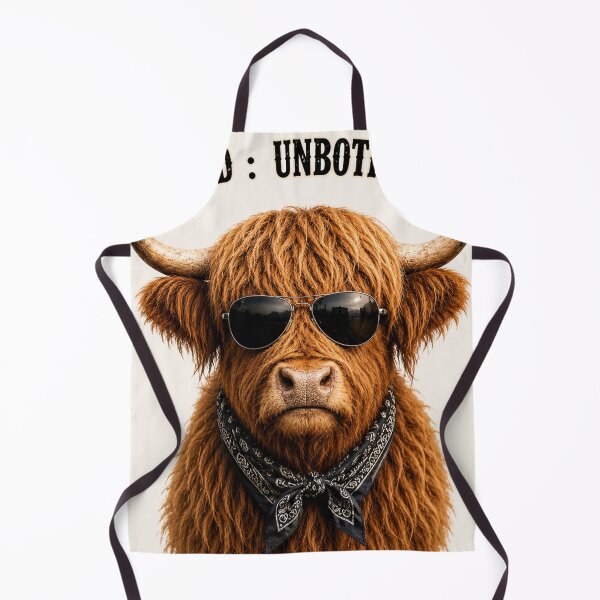 Item preview, MOOOD Unbothered Highland Cow designed and sold by BagFactoryUK.