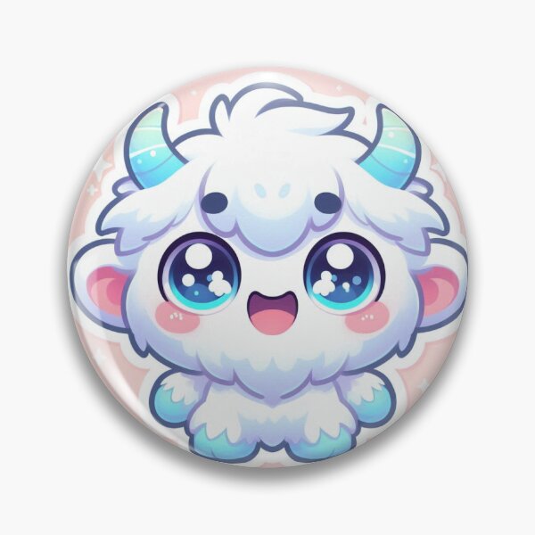 Item preview, Kawaii Baby Yeti Sticker | Cute Pastel Fantasy Creature designed and sold by PastelPawsArt.