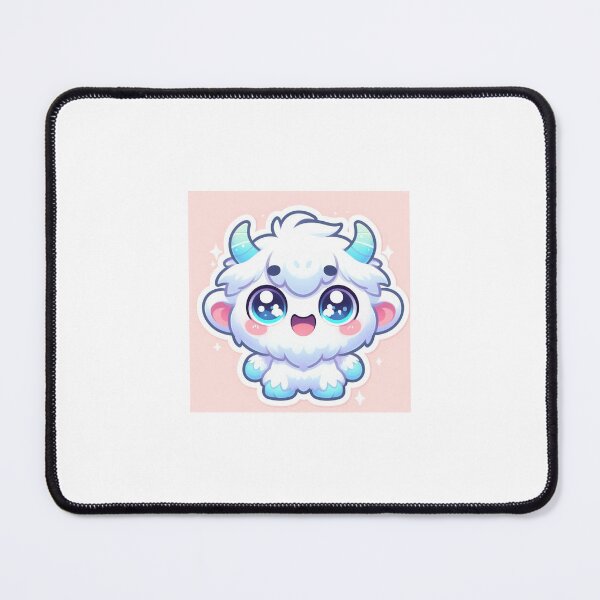 Item preview, Kawaii Baby Yeti Sticker | Cute Pastel Fantasy Creature designed and sold by PastelPawsArt.