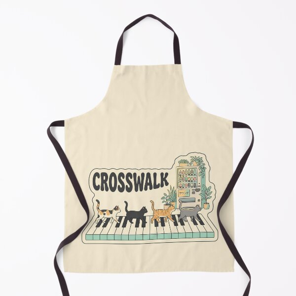 Item preview, Crosswalk Piano Cats Music Aesthetic Lo-Fi Keyboard Gift designed and sold by BikeRelaxStudio.