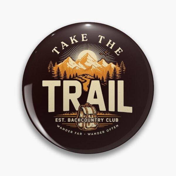Item preview, Take the Trail Vintage Hiking Design designed and sold by SANADART.