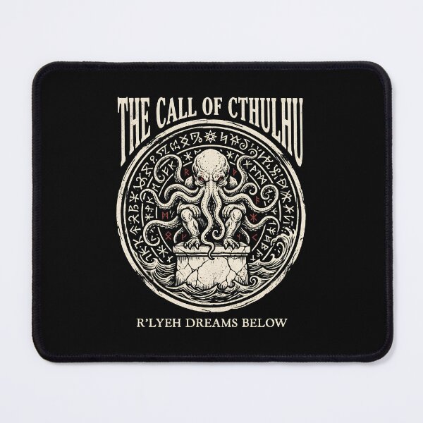 Item preview, The Call of Cthulhu Rlyeh Dreams Below Occult Summoning Circle designed and sold by Fenay Designs.