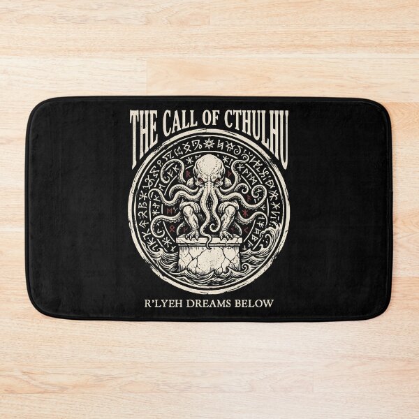 Artikelvorschau, Der Ruf von Cthulhu Rlyeh Dreams Below Occult Summoning Circle entworfen und verkauft von Fenay Designs.