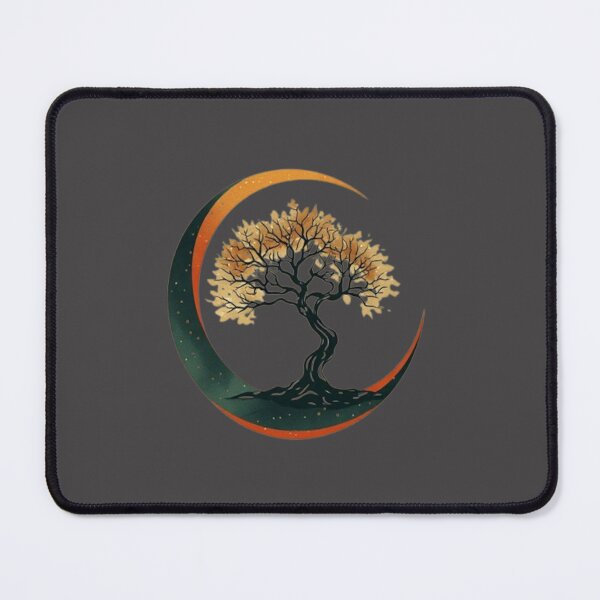 Item preview, Elysium Echoes | Ancient Tree, Moon & Wave Icon 01 designed and sold by Shift-Bloom.