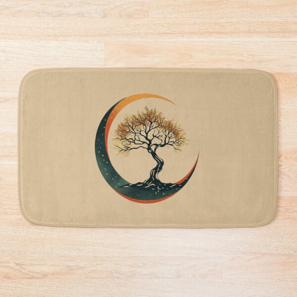 Item preview, Elysium Echoes | Ancient Tree, Moon & Wave Icon 01 designed and sold by Shift-Bloom.
