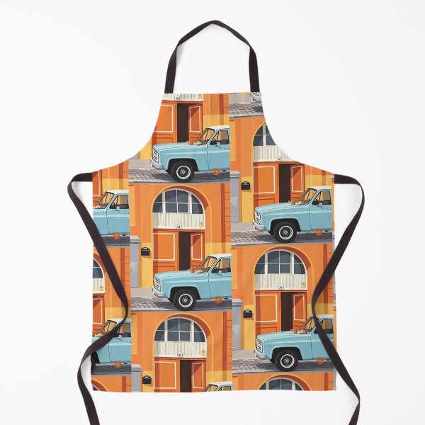 Item preview, Sleeping Cat on Vintage Car Street Scene designed and sold by goldcov.