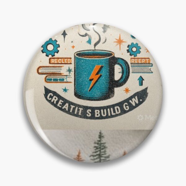 Item preview, Coffee Fuels Creativity | Retro Coffee Lover & Creative Mind Design designed and sold by CKADigital.