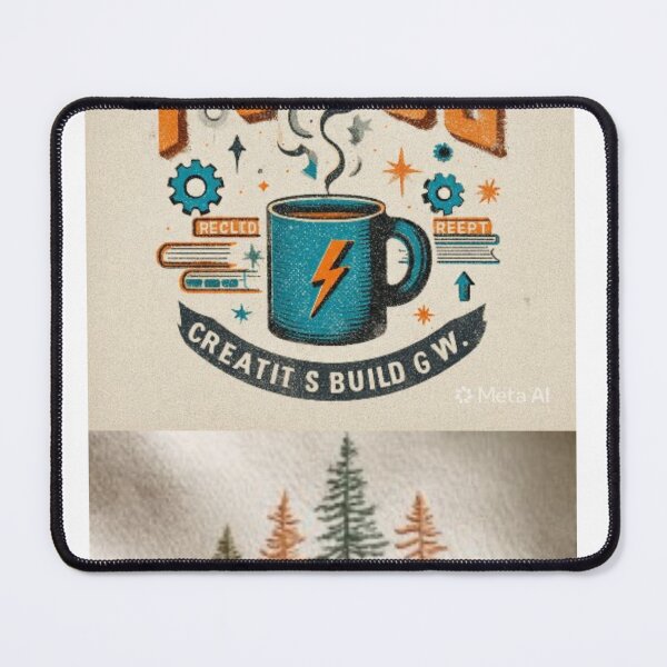 Item preview, Coffee Fuels Creativity | Retro Coffee Lover & Creative Mind Design designed and sold by CKADigital.