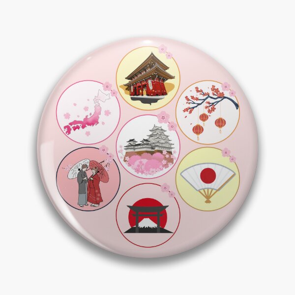 Item preview, Traditional Japanese Culture Sticker Pack Cherry Blossom designed and sold by Rehnair.