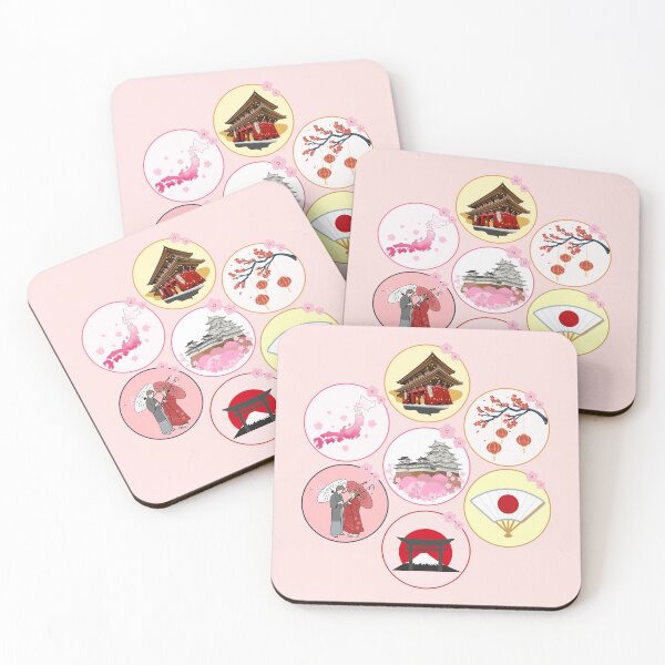 Item preview, Traditional Japanese Culture Sticker Pack Cherry Blossom designed and sold by Rehnair.
