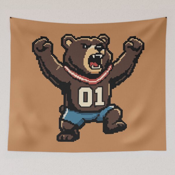 Item preview, Team Chaos Bear Mascot | Running Celebration Jersey Parody designed and sold by AbderraimArt.