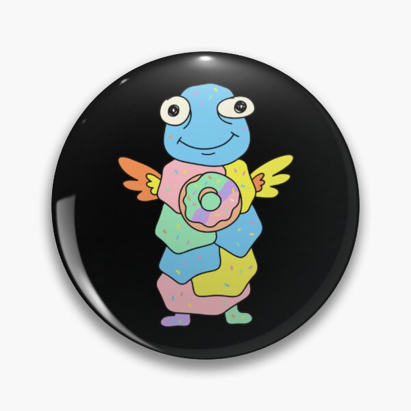 Item preview, Sprinkled Monster Hugging Donut designed and sold by PaletteFld.