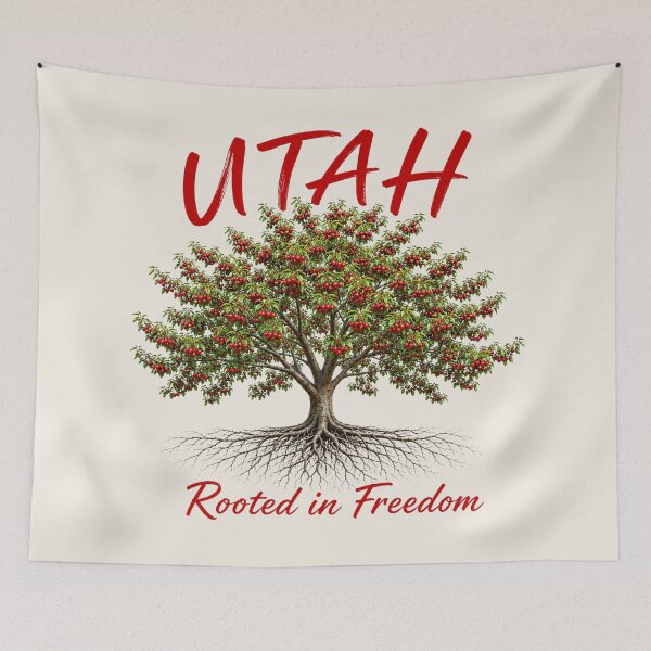 Item preview, Utah Cherry Tree Rooted in Freedom designed and sold by The-Drip-Studio.