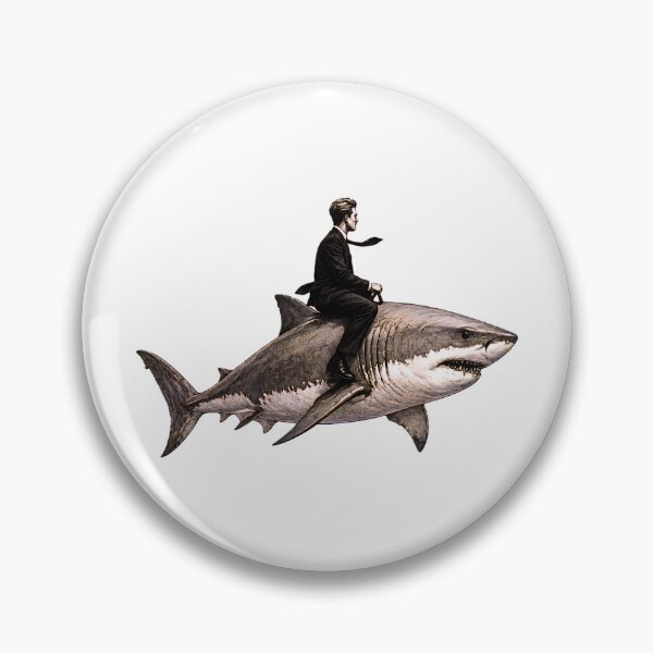 Item preview, Shark & man designed and sold by shymuscat.