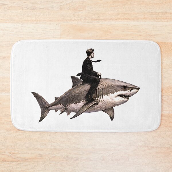 Item preview, Shark & man designed and sold by shymuscat.