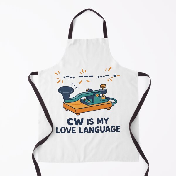Item preview, CW Is My Love Language – Funny Ham Radio Gift Morse Code Telegraph Key Quote designed and sold by Sekla-Studio.