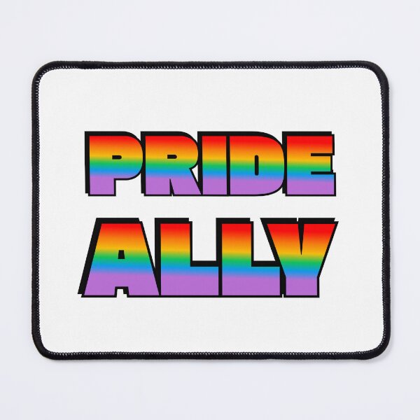 Item preview, Pride Ally Rainbow Text designed and sold by Inspirationmotivation.