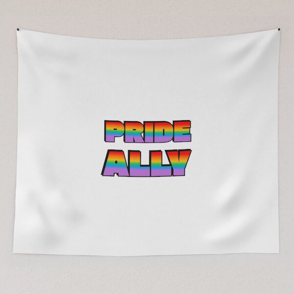 Item preview, Pride Ally Rainbow Text designed and sold by Inspirationmotivation.