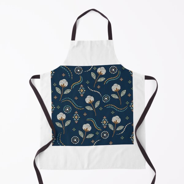 Item preview, Modern Isan Dot Textile Seamless Pattern with Cotton Flower designed and sold by Lannanun.