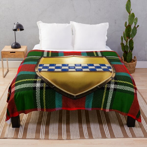 Artikelvorschau, Stewart High Steward of Scotland Arms and Royal Modern Tartan entworfen und verkauft von Kirrindy Designs.