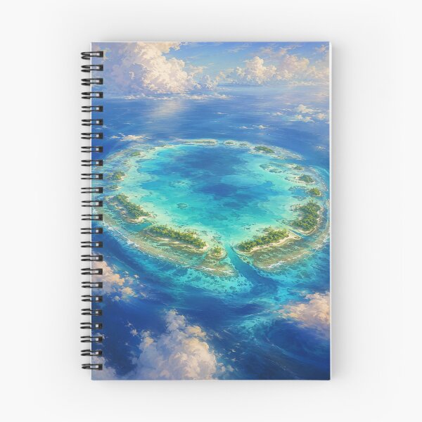 Item preview, Coral Atoll | Luxury Fine Art Aerial Collection designed and sold by SEIMEI2025.