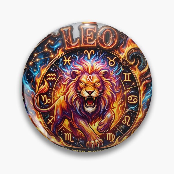 Item preview, Leo Unleash The Power Within Zodiac Fire Lion Art designed and sold by Zodiac Celestial Art.