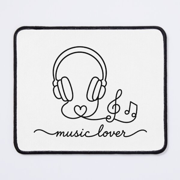 Item preview, Music Lover | Continuous Line style Headphones Design designed and sold by Little Moments Co..