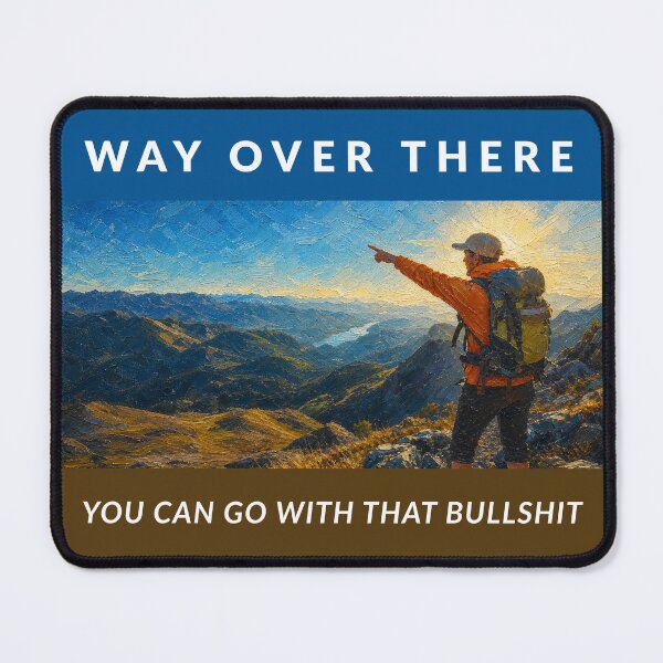 Item preview, Humorous Quote Graphic Oil Painting Design designed and sold by Iiswaz.