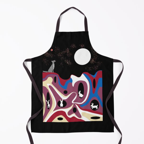 Item preview, Moonlit Landscape with Hidden Rabbits designed and sold by Elaine M Hayward .