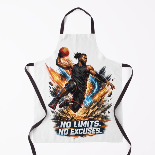Item preview, No Limits No Excuses Basketball Warrior | Motivational Sports Graphic T-Shirt designed and sold by Graphic Therapist.