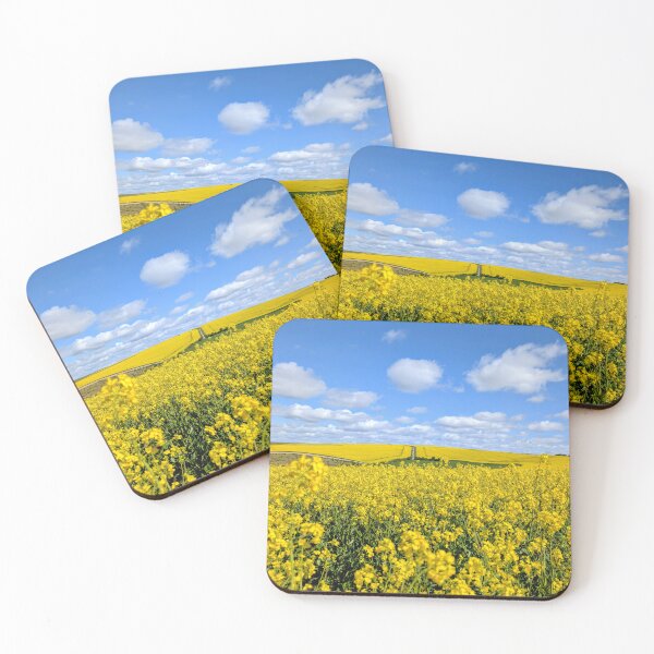 Item preview, Golden Rapeseed Fields Under Dramatic Skies designed and sold by Miles&Moments.