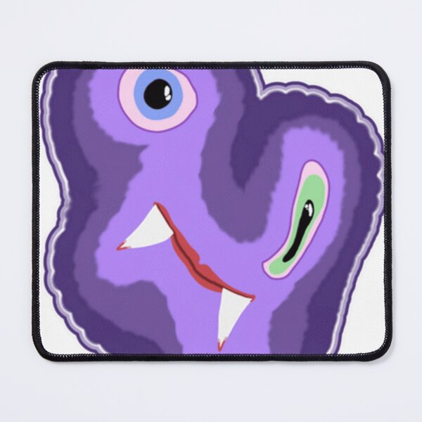 Artikelvorschau, Funny Purple Furry Monster entworfen und verkauft von anpollardStudio.