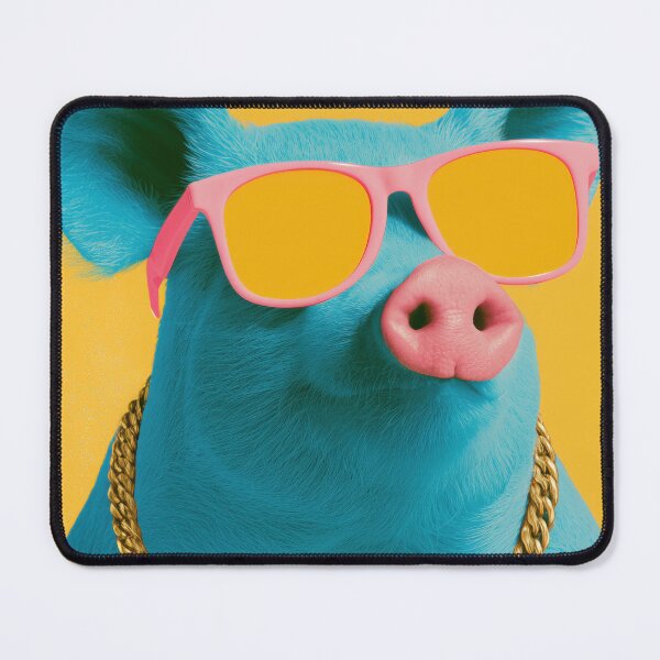 Item preview, Pig Hog Wild, Farmyard Fun Wall Art designed and sold by MarkedArtPrints.