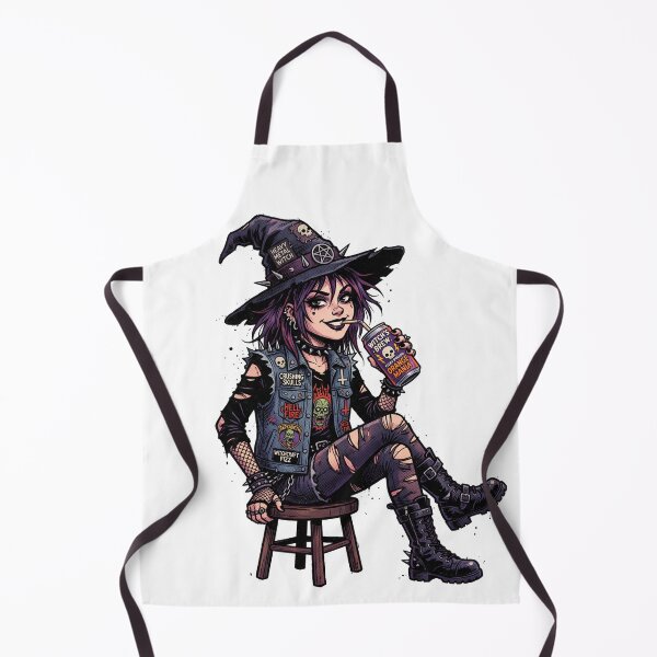 Artikelvorschau, Eine süße Hexe trinkt eine Limonade entworfen und verkauft von SignalStatic.
