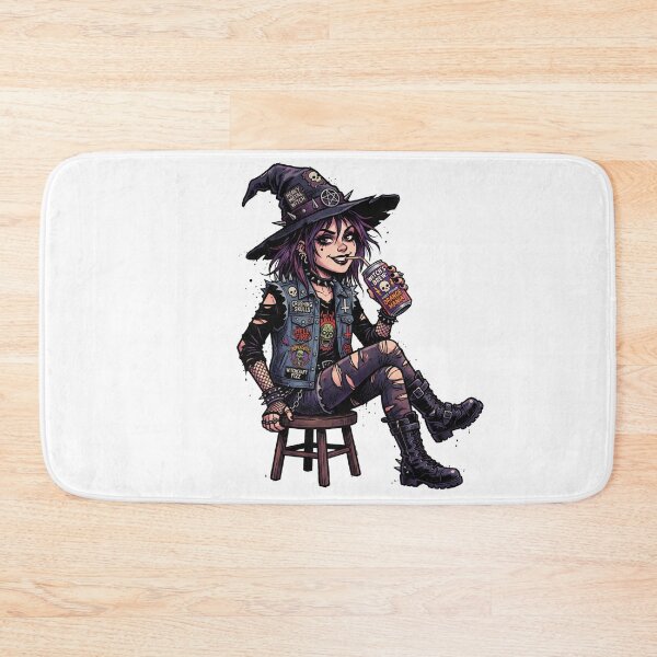 Item preview, Cute Witch Drinking a Soda designed and sold by SignalStatic.