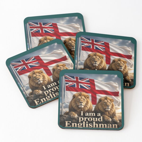 Item preview, Proud Englishman Lions and St George Flag designed and sold by The store under the battleship :).