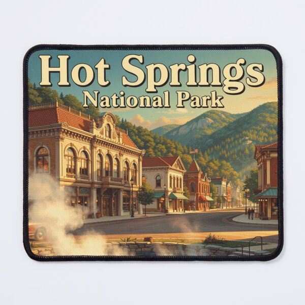 Item preview, Hot Springs National Park Arkansas Wilderness Souvenir Print designed and sold by The Souvenir Dept..