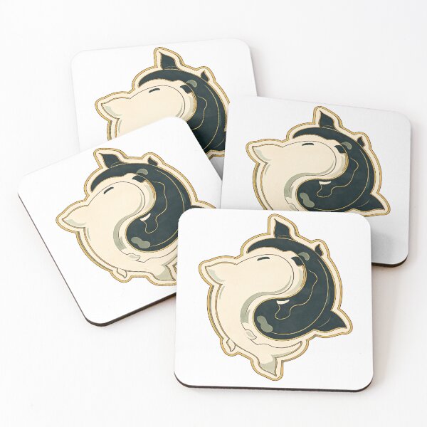 Item preview, Yin Yang Whale Art Nouveau Ocean Lovers designed and sold by RickE.